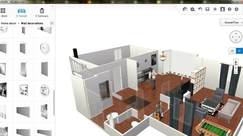 Floorplanner: Công cụ thiết kế nhà 2D & 3D phổ biến