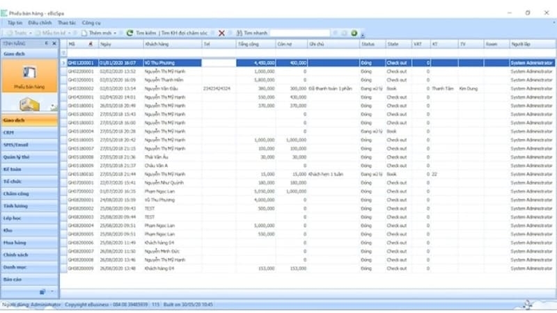 eBizSpa phù hợp cho mô hình spa nhỏ, thẩm mỹ viện mới thành lập