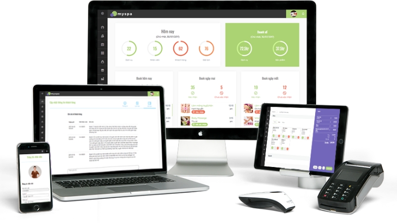 Myspa - giải pháp quản lý chuỗi spa và clinic hàng đầu