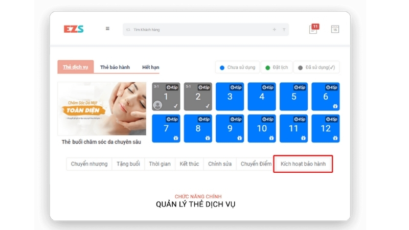 EZS Spa - phần mềm quản lý spa hiện đại, toàn diện