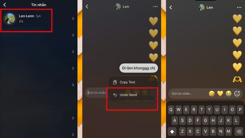Cách xóa tin nhắn Locket trên iPhone