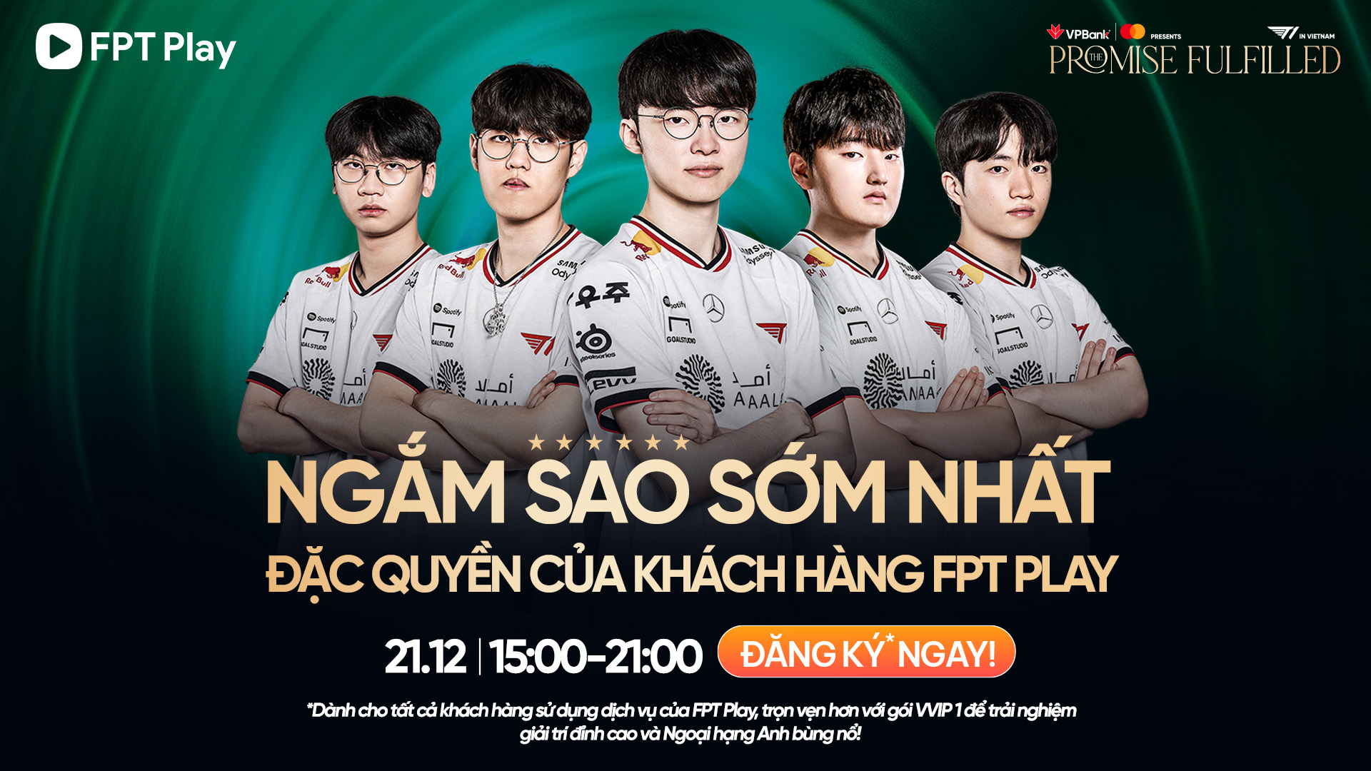 FPT Play ph&aacute;t trực tiếp, duy nhất sự kiện VPBank presents eSport Festival: Legends Unite
