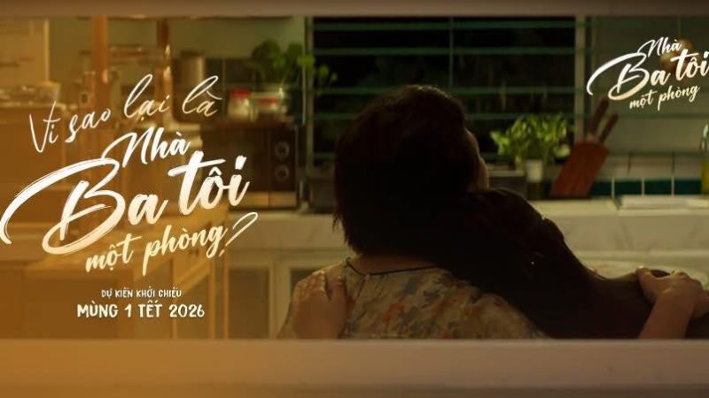 Nhà ba tôi một phòng – Phim hài gia đình Việt dịp Tết 2026