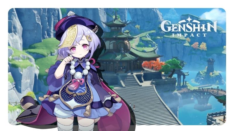 Qiqi, cô bé zombie thu thập dược liệu cho nhà thuốc Bubu tại Liyue