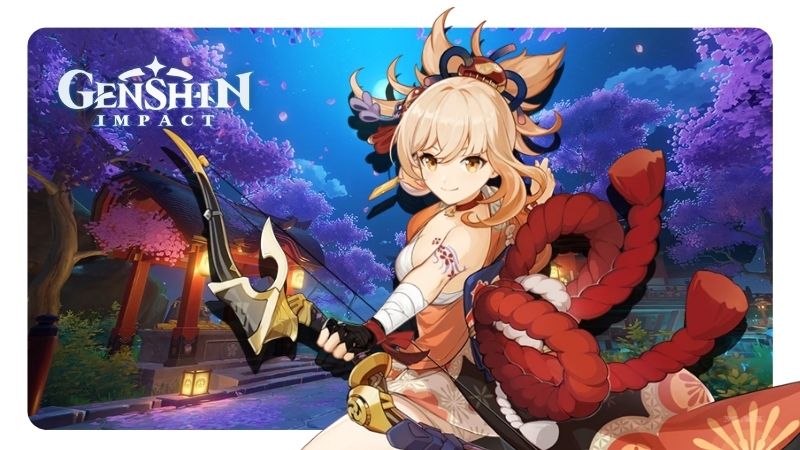 Yoimiya, chủ cửa hàng pháo hoa sống động tại thành phố Inazuma