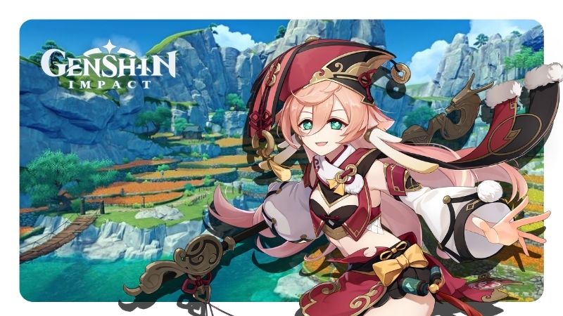 Yanfei, cố vấn pháp lý thân thiện dạo quanh Cảng Liyue