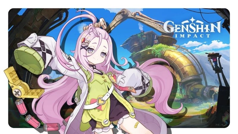 Aino, nhà chế tạo cơ khí làm việc tại xưởng Clink-Clank Krumkake