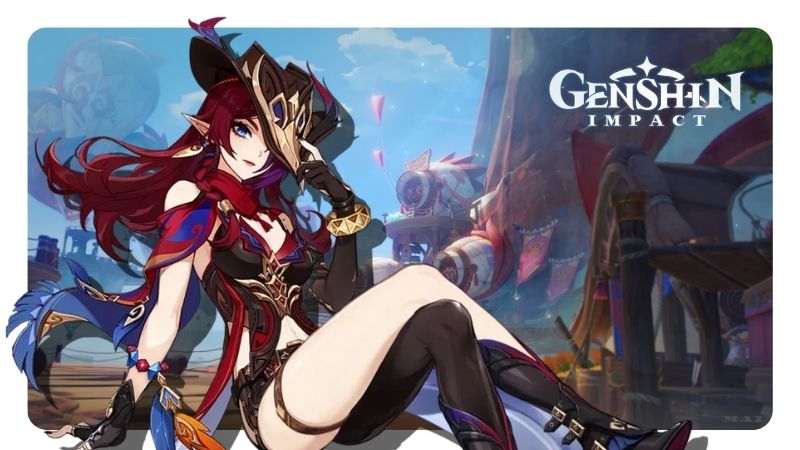 Chasca, chiến binh của Hội Hoa Vũ hoạt động quanh vách đá Quahuacan tại Natlan