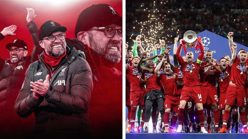 Jurgen Klopp cùng Liverpool lên đỉnh châu Âu