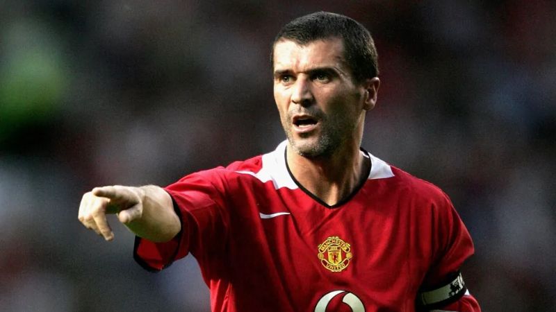 Roy Keane được mệnh danh là thủ lĩnh tinh thần thép của MU