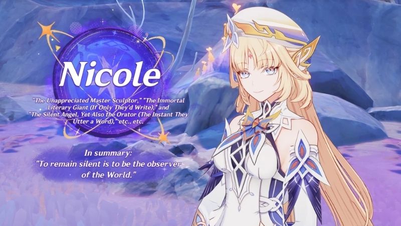 Nicole Barbeloth với tạo hình thanh lịch, thành viên Hexenzirkel