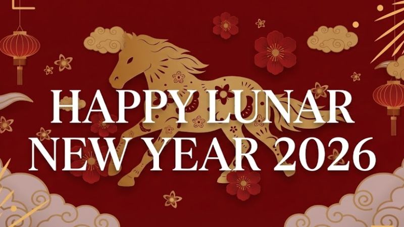 Những câu chúc Tết hay bằng tiếng Anh phù hợp cho Tết Bính Ngọ 2026
