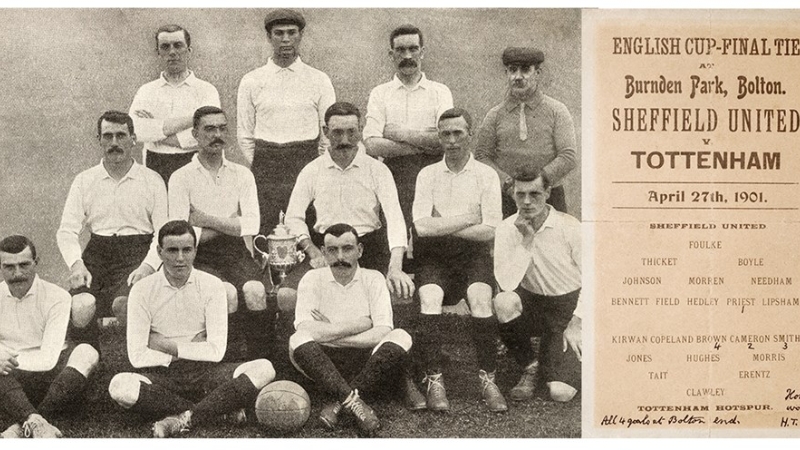Tottenham Hotspur ghi dấu ấn lịch sử khi giành FA Cup năm 1901