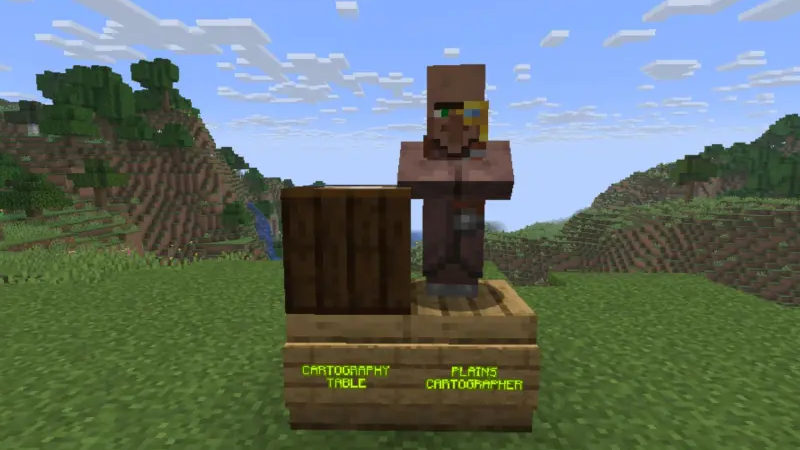 Nhà vẽ bản đồ trong Minecraft