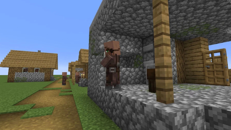 Có thể thay đổi công việc dân làng trong Minecraft