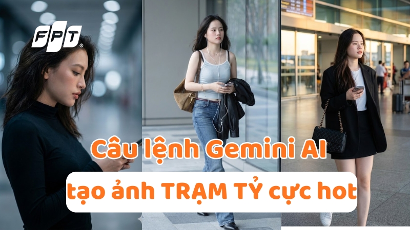 Hướng dẫn c&acirc;u lệnh Gemini AI tạo ảnh "trạm tỷ" hot TikTok