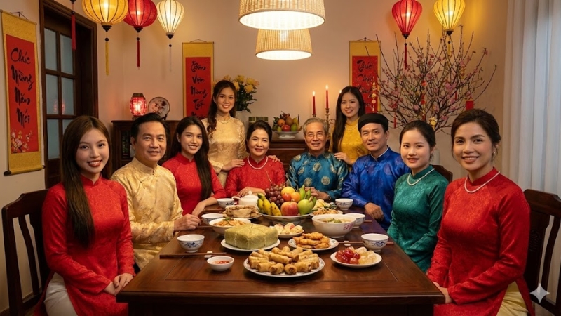 Khoảnh khắc đoàn viên ấm áp