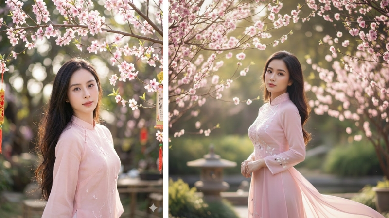 Lạc vào vườn hoa anh đào tuyệt đẹp