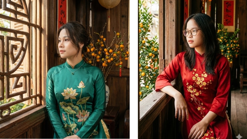 Góc chụp lãng mạn, cực thơ với cửa sổ gỗ cổ kính