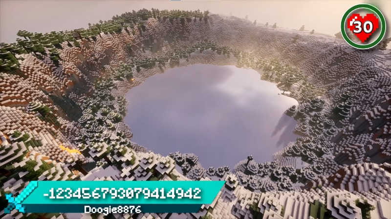 Thánh địa mùa đông với hồ băng khổng lồ