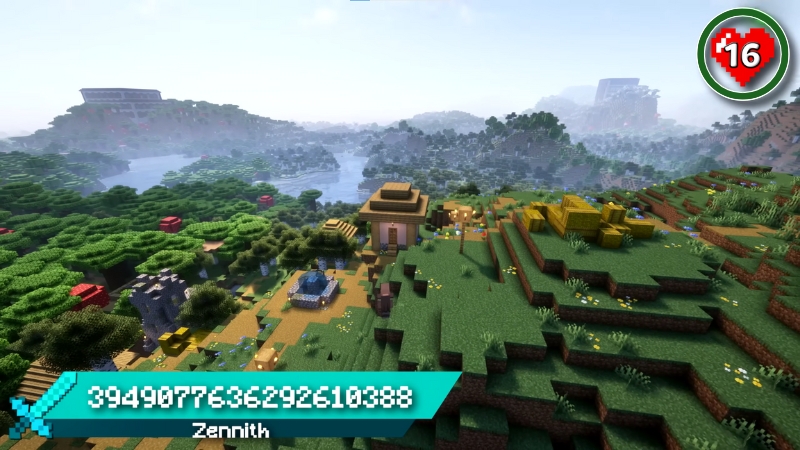 Làng trung tâm được bao quanh bởi 4 mansion