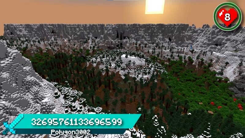 Dãy núi ấn tượng nhất dài gần 2000 block