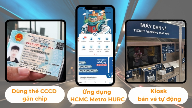 Các phương thức để nhận vé Metro miễn phí Tết Dương lịch 2026