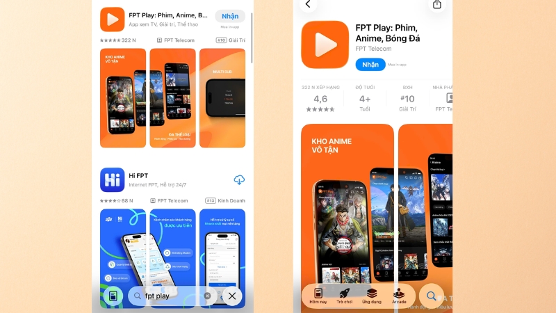 Tải ứng dụng FPT Play