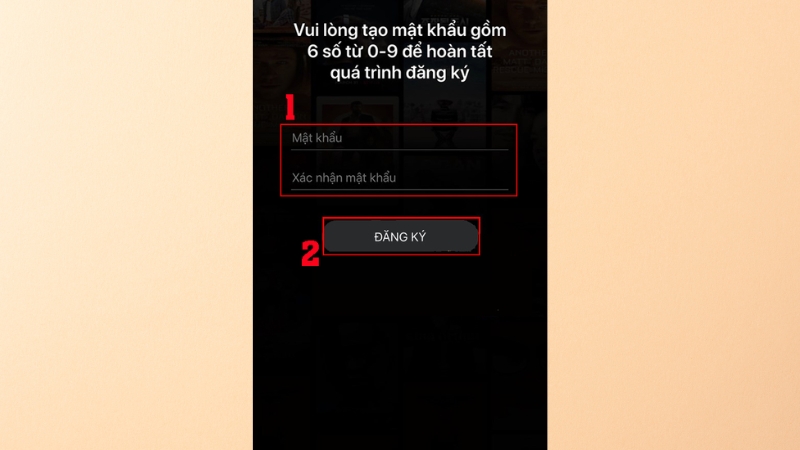 Tạo mật khẩu mới