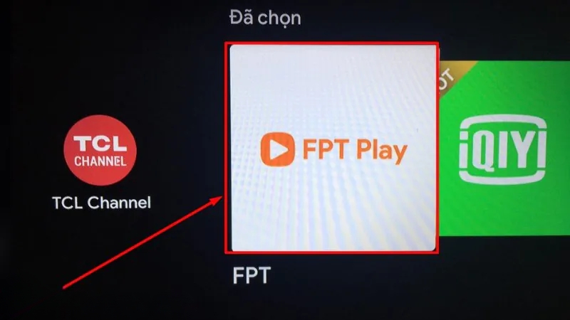Truy cập vào ứng dụng FPT PLay