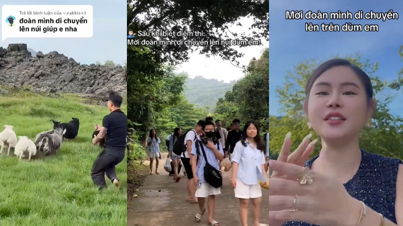 Lên núi du lịch để giấu mặt trước những tình huống xấu hổ