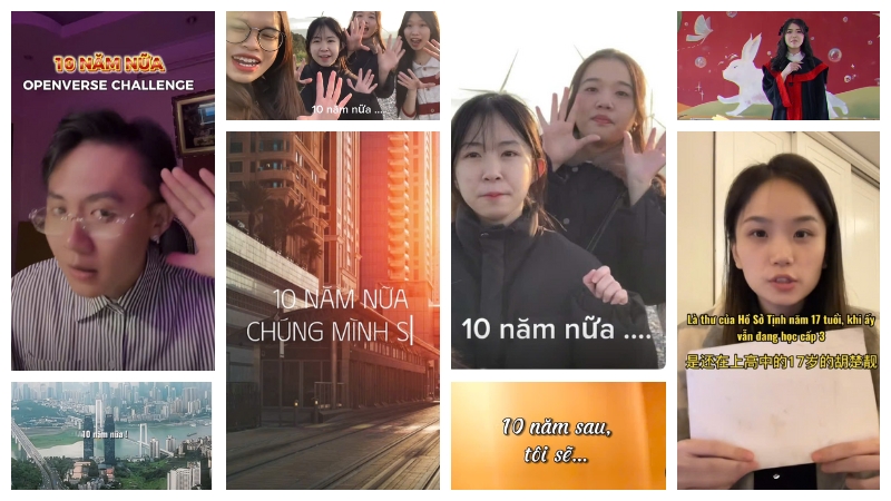 Người dùng chia sẻ kế hoạch 10 năm với hình ảnh minh họa tương lai