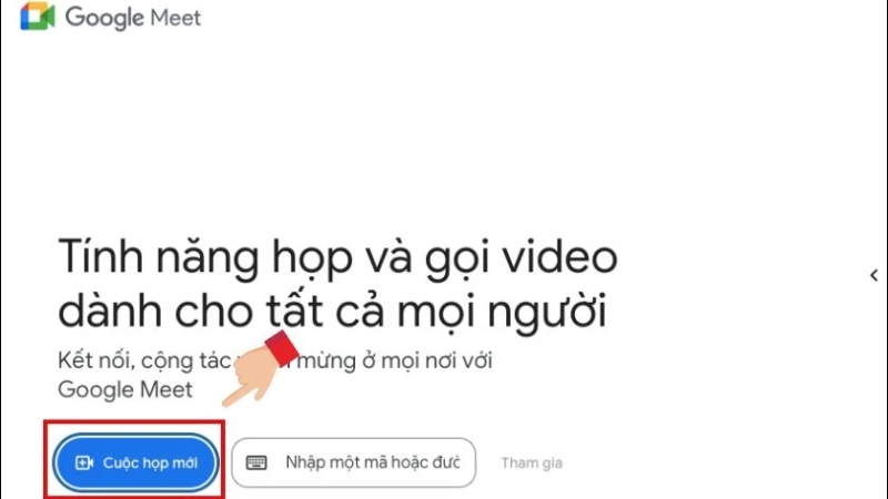 Chọn Cuộc họp mới