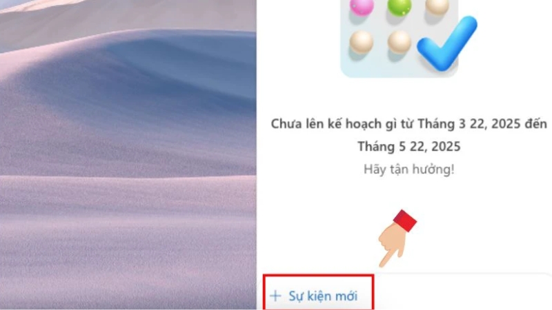 Nhấn New Meeting hoặc New Event