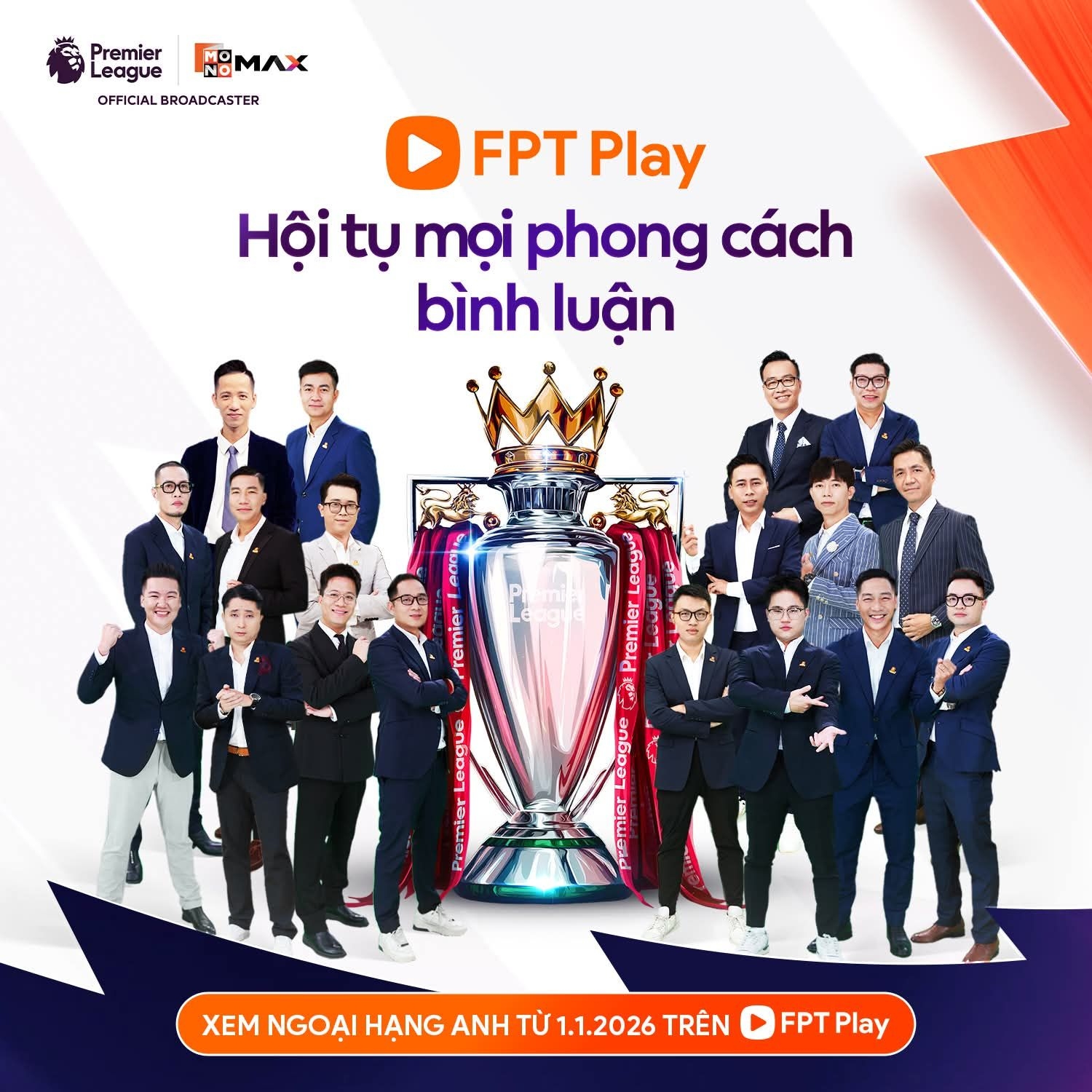 Dàn bình luận viên chuyên môn trên FPT Play