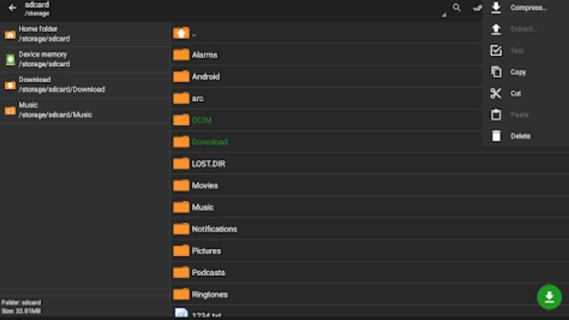 Ứng dụng ZArchiver giải nén file trên Android