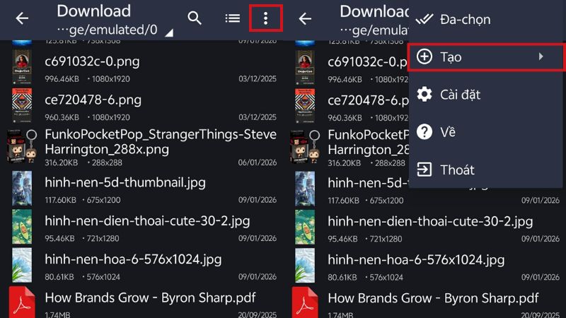 Cách nén các file bằng cách lưu trữ mới