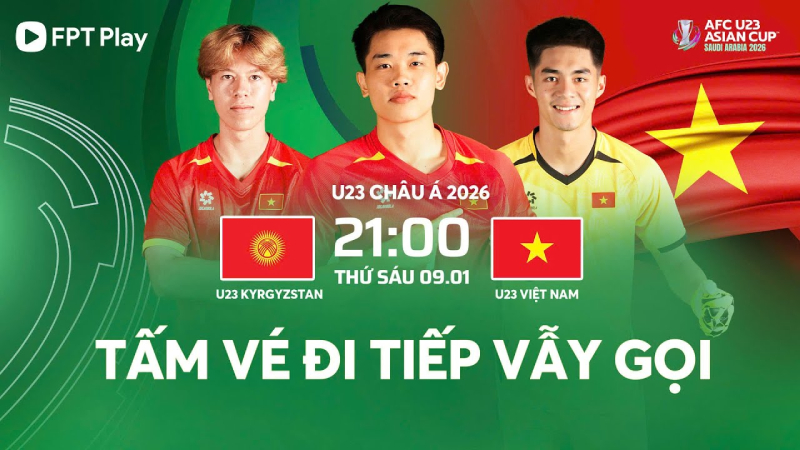 Trọng t&agrave;i trận đấu U23 Việt Nam vs U23 Kyrgyzstan 9/1 l&agrave; ai?