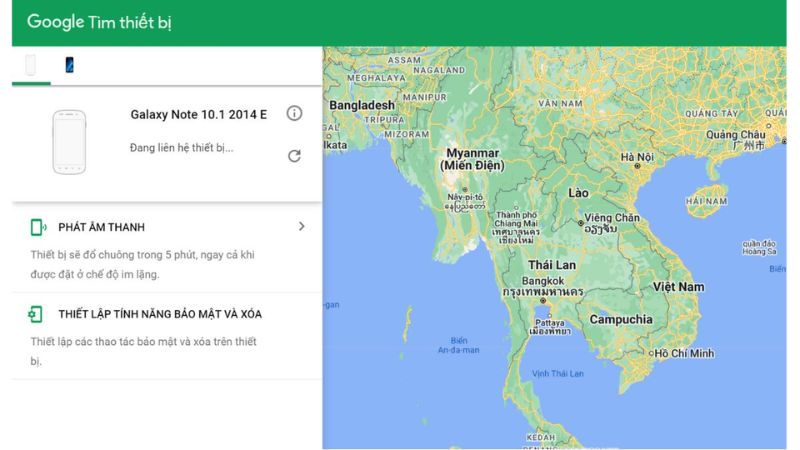 Tìm điện thoại Android bị mất bằng Gmail