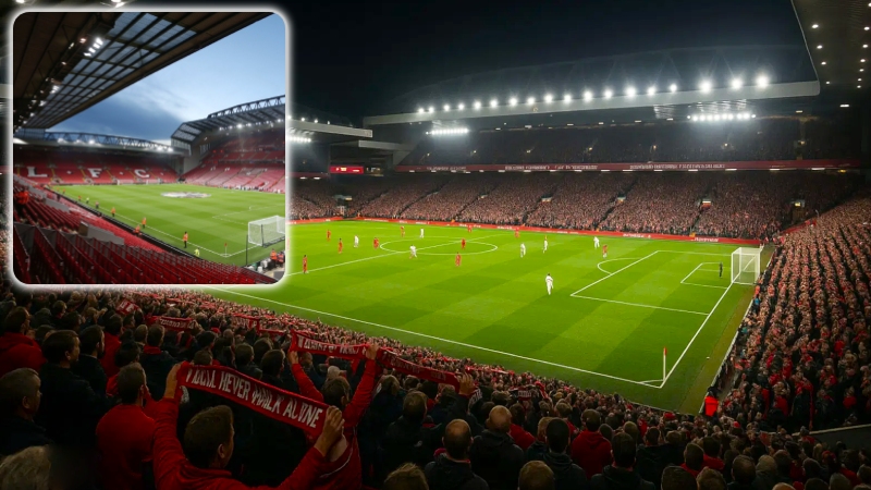 Trải nghiệm xem bóng đá trên sân Anfield là điều không nên bỏ qua nếu có cơ hội