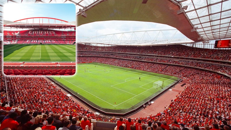 Bầu không khí tại Emirates đặc biệt sôi nổi khi Arsenal cạnh tranh top đầu bảng xếp hạng