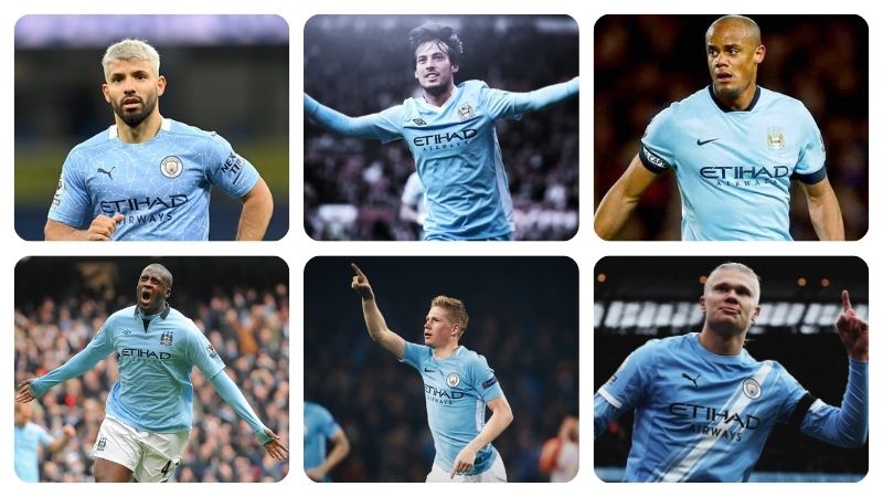 Những biểu tượng vĩ đại trong suốt chiều dài lịch sử Man City