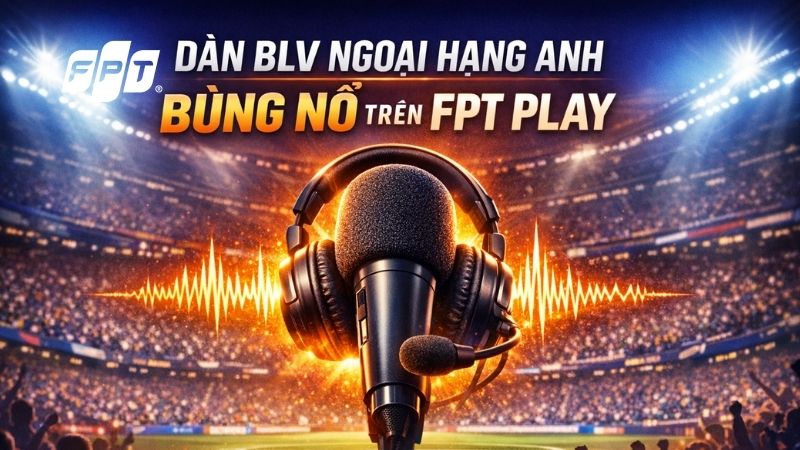D&agrave;n b&igrave;nh luận vi&ecirc;n Ngoại Hạng Anh si&ecirc;u hot của FPT Play
