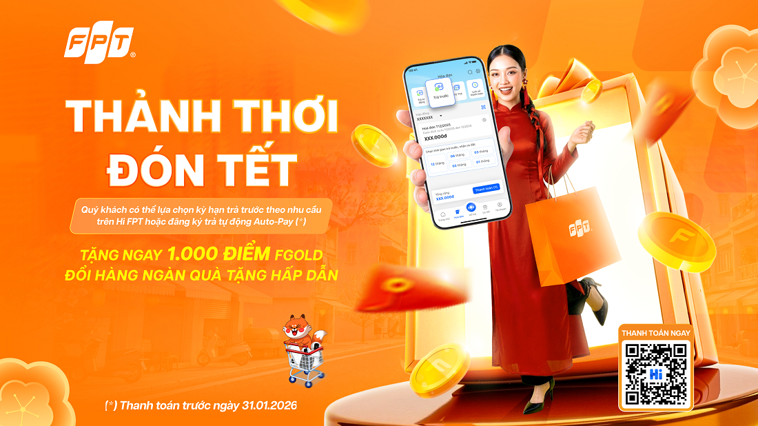 Trả trước đầu năm - Thảnh thơi đ&oacute;n Tết