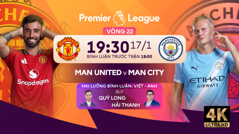 Nhận định Man Utd vs Man City (19:30 ng&agrave;y 17/01) - Derby th&agrave;nh Man rực lửa