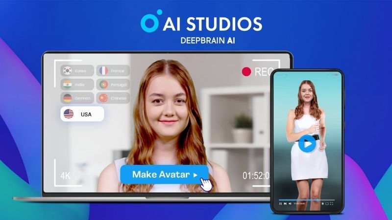 AI DeepBrain có độ chân thực cao và thời lượng video khá dài