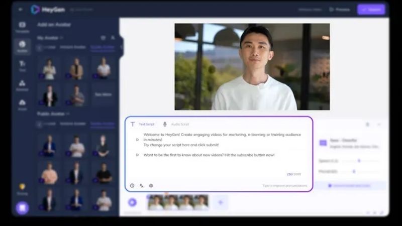 HeyGen phù hợp với các video dùng để đăng tải trên MXH