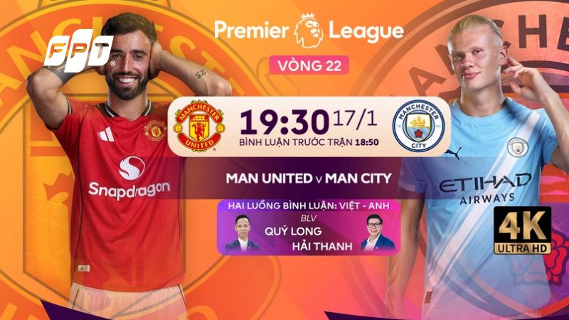 Link xem trực tiếp Manchester United vs Manchester City 19h30 17/01