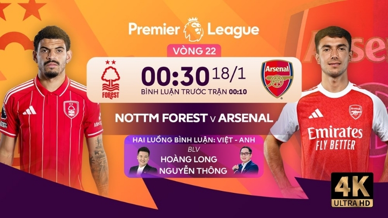 Nhận định Nottingham vs Arsenal (00:30 18/01): Ph&aacute;o thủ tự tin s&acirc;n kh&aacute;ch