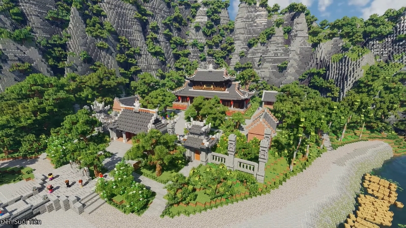 Đền Suối Tiên với kiến trúc tâm linh giữa núi rừng Ninh Bình